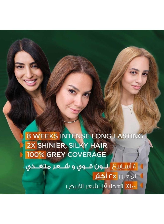 garnier Color Naturals Nourishing Permanent Hair Color, Natural Long-Lasting 8.0 - Light Blonde - Image 4